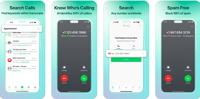 Ai: Giao diện ứng dụng di động AI Call Assistant